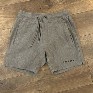 Young La gray shorts